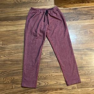 Lululemon Red Tweed Inspired Jogger